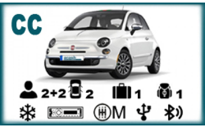 Arash Rent a Car - Fiat 500 or similar