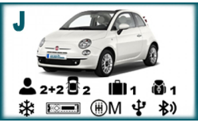 Arash Rent a Car - Fiat 500 convertible